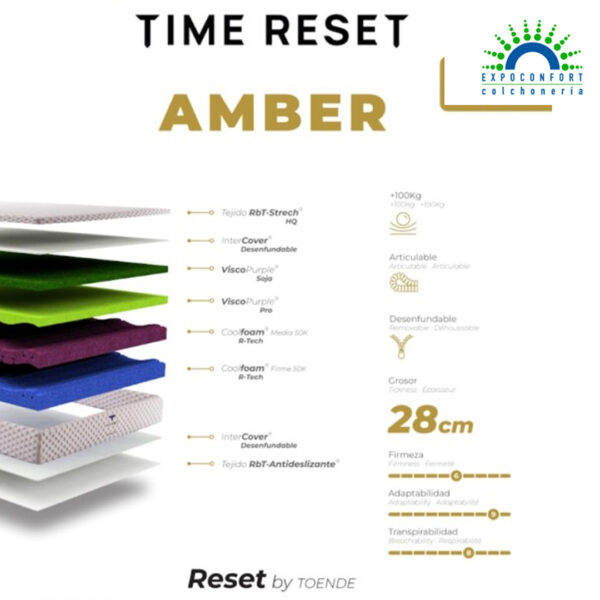 Colchón Amber de Time Reset